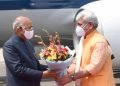 जम्मू-कश्मीर पहुंचे राष्ट्रपति : उप-राज्यपाल मनोज सिन्हा ने किया स्वागत