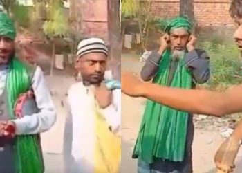 मुस्लिम फकीरों को आतंकवादी, जिहादी कहा, जय श्री राम बुलवाया, एक गिरफ्तार