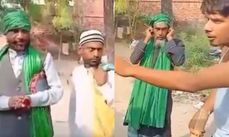मुस्लिम फकीरों को आतंकवादी, जिहादी कहा, जय श्री राम बुलवाया, एक गिरफ्तार