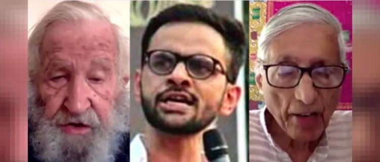 नाम चोम्स्की ने उमर खालिद की रिहाई का मुतालबा किया