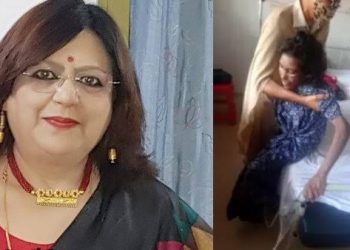 घरेलू नौकर के दांत तोड़ने, जीभ से जमीन साफ कराने वाली बीजेपी नेता गिरफ्तार