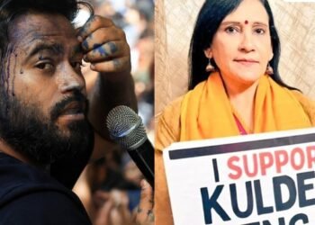 अभिषेक दीपके पर स्याही फेंकने वाली बरखा त्रेहन कौन हैं? रेप आरोपी कुलदीप सेंगर के समर्थन को लेकर भी रही हैं चर्चा में
